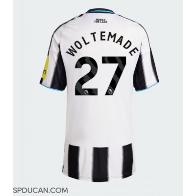 Zenski Nogometni Dres Newcastle United Nick Woltemade #27 Domaci 2025-26 Kratak Rukav Zenski Nogometni Dres Newcastle United Nick Woltemade #27 Domaci 2025-26 Kratak Rukav